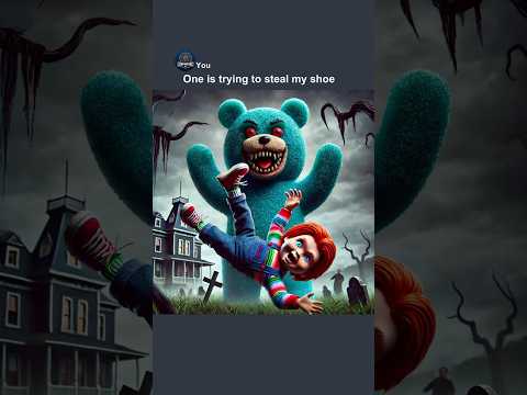 Gummy bears are chasing me (AI edition) #aiart #chatgpt #ai