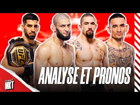 KHAMZAT CHIMAEV - ROBERT WHITTAKER ET ILIA TOPURIA - MAX HOLLOWAY ! ANALYSE ET PRONOS DE L'UFC 308