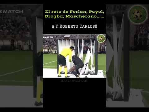 El reto de Forlan, Puyol, Drogba, Mascherano...... FC Spear  Shield UTD ¡y Roberto Carlos!