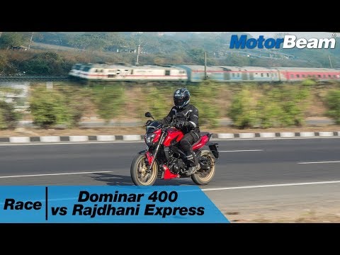 Race The Rajdhani | Dominar 400 vs Rajdhani Express | MotorBeam