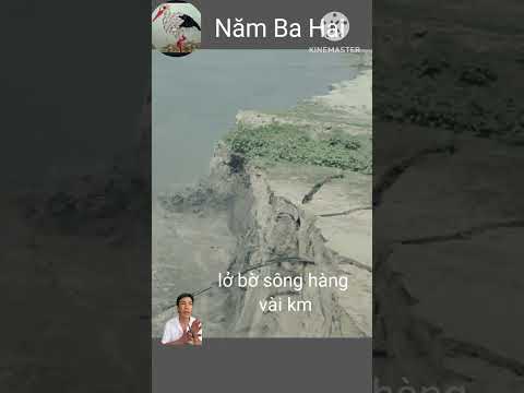 Lở bờ sông hàng vài cây số