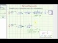 Simplifying Expressions with Negative Rational Exponents