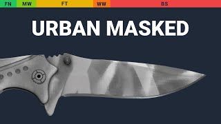 Nomad Knife Urban Masked Wear Preview