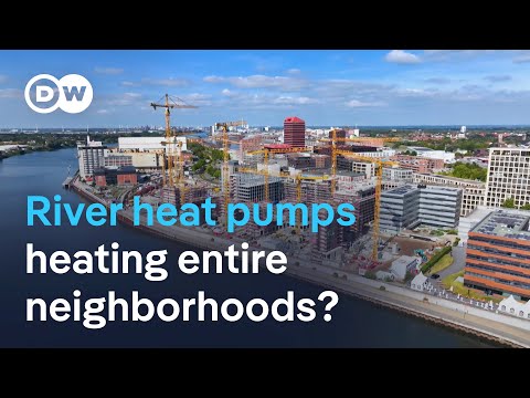 YouTube video thumbnail: River Heat Pump to Supply Hot Water in Germany