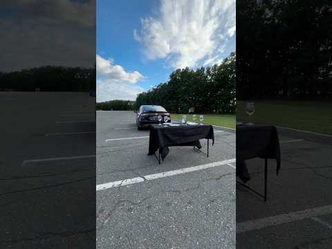 Car Vs Table Cloth