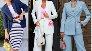 MODA 2025/ CONJUNTOS Y COMBIANCIONES DE ROPA ELEGANTES CON ROPA EN TENDENCIA