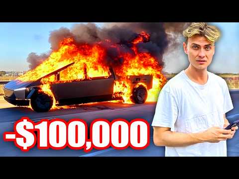 My CYBERTRUCK Caught On Fire!