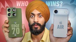 Which Ultra-Slim Phone Makes More Sense | Moto Edge 70 vs iPhone Air