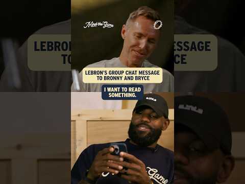 LeBron is keeping Bronny and Bryce locked in. All new episode drops tomorrow #lebron #stevenash