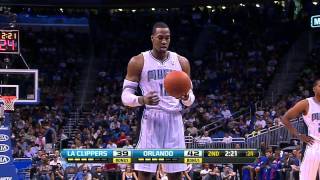 02.06.2012 - Dwight Howard Highlights vs Clippers 33 Pts (Nice Spin Driving Dunk/14 Reb)