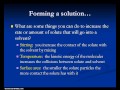 Solubility and Solution Concepts