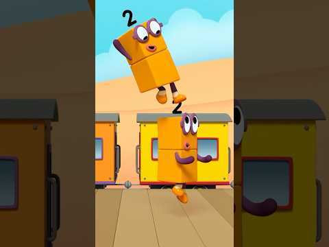 MATEMÁTICAS COLORIDAS | Contando con número Cuatro - Parte 3 | Numberblocks en Español #shorts