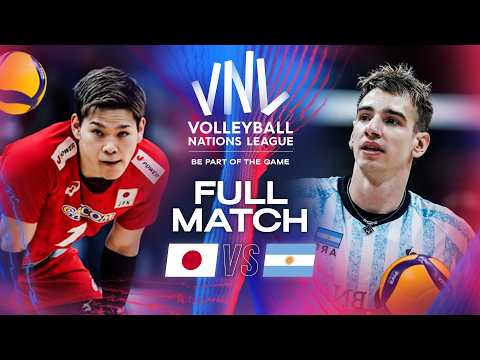 Japan 🇯🇵 vs. Argentina 🇦🇷 - 2024 Volleyball Nations League | Full Match - Week 1