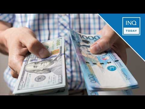 YouTube video thumbnail: Peso Breaches P61 to US Dollar, Falls to Record Low