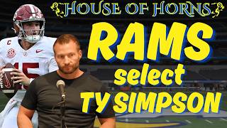 Rams shock draft with selection of Alabama QB Ty Simpson with the 13th pick in the first round