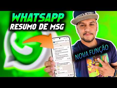 🔥NOVA FUNÇÃO DO WHATSAPP QUE VAI REVOLUCIONAR: RESUMO DE MENSAGENS NÃO LIDAS