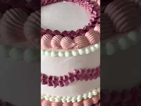 تزيين كيكة بحشوة الأوريو ❤️#كيك_تيوب #cake