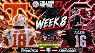 Tennessee vs South Carolina Week 8 | College Football 27 Simulation