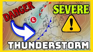 EUROPE WEATHER | Stay alert ⚠️ In these areas ( severe thunderstorms ) europe weather forecast