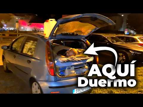 DUERMO en el COCHE CAMPER recorriendo 9 países por EUROPA - Viaje en coche camper ep3