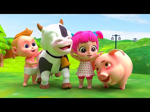 Baby Got a Boo Boo at the Farm! 🚜🐴 | Fun Animal Song for Kids