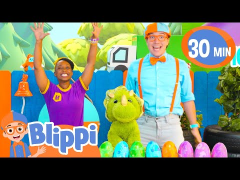 Learn To COUNT With DINOSAURS! |  Blippi and Meekah Best Friend Adventures | Educational Videos