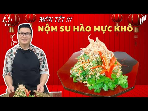 (Món Tết) Nộm Su Hào Mực Khô - Món Ngon Đổi Vị Cho Mâm Cỗ Tết | Cùng Cháu Vào Bếp