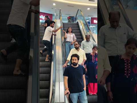 public Reaction Prank in Eescalator #shortsfeed #shorts #funny#prank