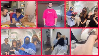 Baalon ko kiya pamper, fir Daddy ko kiya pamper😅❤️| #family #familyvlog #work #hair #vlog