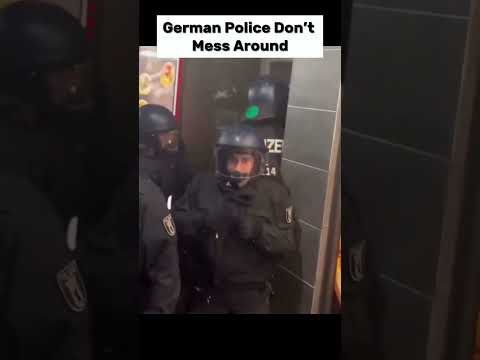 German Police Don’t Mess Around #europe #germany #massmigration