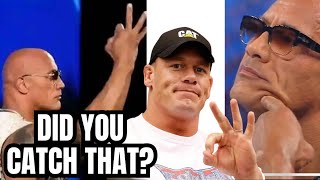 DID THE ROCK TEASE JOHN CENA’S HEEL TURN AT BAD BLOOD!?