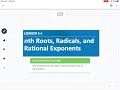 Exploring nth Roots and Radicals