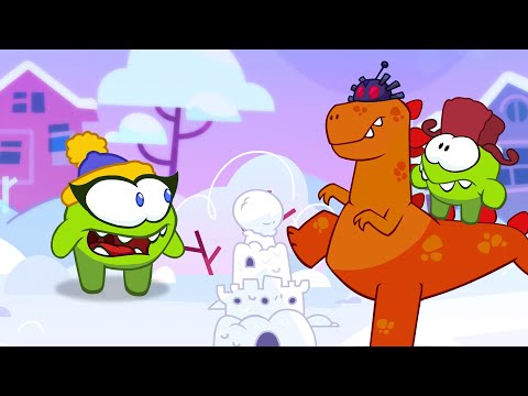 Om Nom’s Snow Castle Dream Turns Into a Nightmare 🏰 Funny Cartoon For Kids