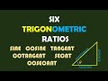Trigonometric Functions and Ratios