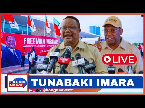 🔴🅻🅸🆅🅴: SHUHUDIA CHADEMA WAKIFANYA MAGEUZI,  WANAAMUA MUDA HUU, NI MBOWE AU LISSU,