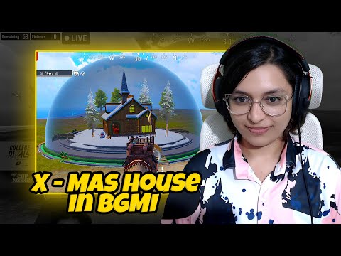 X Mas house in BGMI | Solo vs Squad Funny PUBG Live Highlights