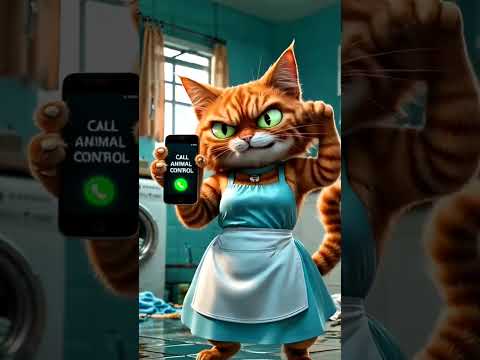 Dad Cat saved his Family From Thieves 🙀 #cat #catsoftiktok #shortsfeed #trendingshorts #viralshorts