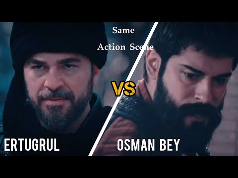 Ertugrul x Osman 🔥 Same Action Scene 😱 Ertugrul Attitude 😎 Osman Mood Off 😡 #Shorts #osman