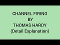 Thomas Hardy's 'Channel Firing' Analysis