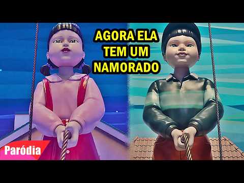 ROUND 6 - QUEM NÃO PULAR A CORDA GIGANTE CAI NO BURACO - TENTE NÃO RIR (PARÓDIA)