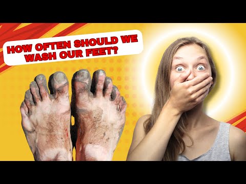 How often should we wash our feet?