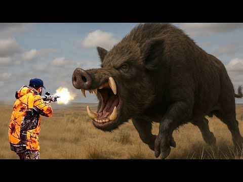 WAR! How Farmers Deal With Giant Wild Boars Attacking Farms And Crops
