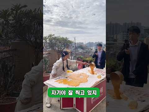 텃밭에서 수확한 호박으로 간식을 만드는 부부의 하루 #호박 #텃밭 #샤오팡