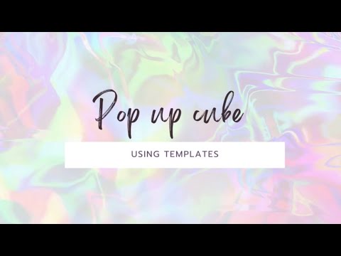 Making Pop up cube box || Quick and easy DIY