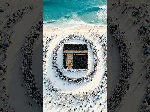 Thousands of people gather waiting for the arrival of the holy month of Ramadan. #ramadan #fyp