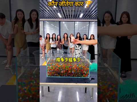 कौन जीतेगा कार 🏆🤩👌mini wood toy-woodworking art skill/wood hand #shorts