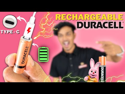 Type - C Duracell Battery | Long Battery Life 🔥