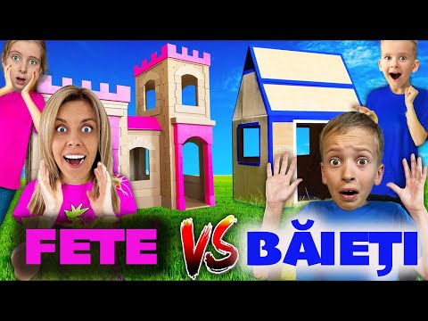 🪚 Construim CASĂ NOUĂ 🏡 Fete vs Băieți 🧍‍♂️🧍‍♀️