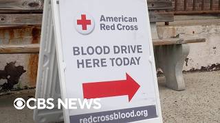 YouTube video thumbnail: National Blood Emergency Declared as American Red Cross Calls for Donations