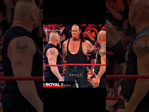 Undertaker vs Brock Lesnar vs Goldberg At Royal Rumble ๐ฅต Edit